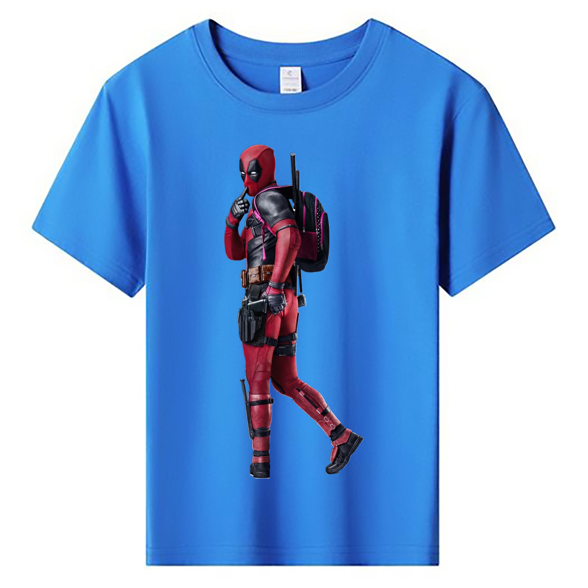 （画像用） Deadpool デッドプール 綿100％キッズTシャツ（フロントプリント）